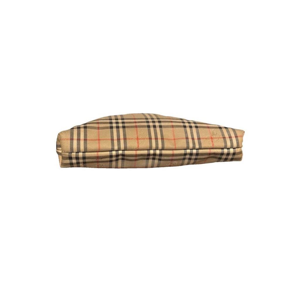 BURBERRY’s Nova Check Beige Canvas Pouch Clutch Vintage - Picture 6 of 11